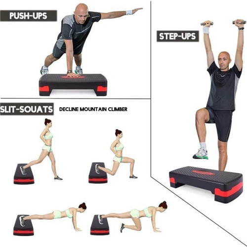 Step 2 Niveles Graduable Aeróbic Fitness Portatil Amenazzy