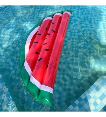 Inflable Flotador Para Niños, Juguete De Alberca Sandía Color Rojo