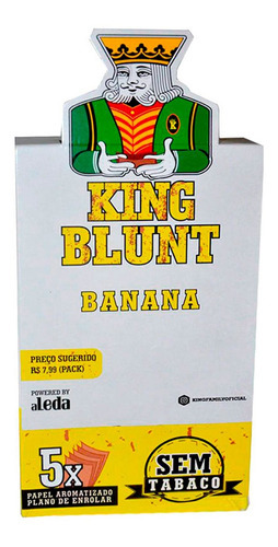 Caixa De King Blunt - Mix 7 Sabores