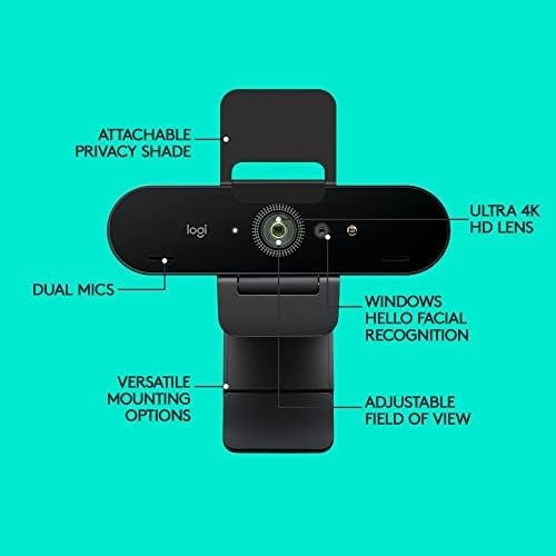 Camara Web Logitech Brio Ultra 4k Webcam Ultima Version