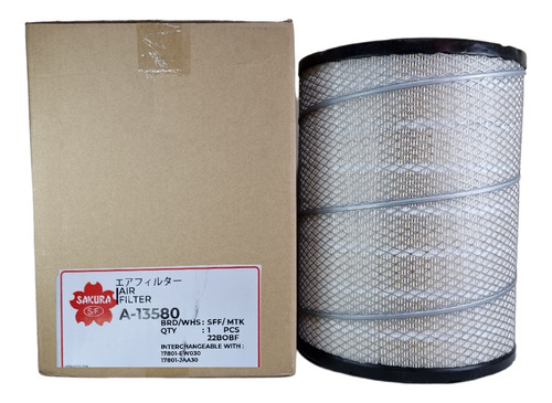 Filtro  Aire Hino 500 2635 8.9 A09e-ur Euro 5 A-13580 Sakura