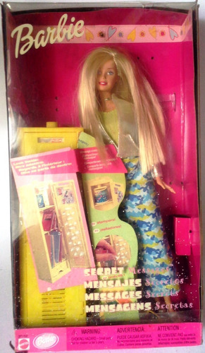 Muñeca Barbie Secret Messages En Su Caja Original 1999
