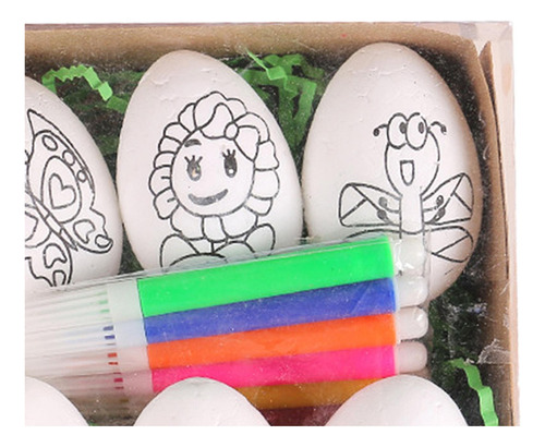 Cbq Huevos De Pascua Diy Pintura Artesanía Huevos Rellenos