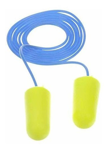 Tapones Para Los Oídos Con Cable De Neón Amarillo 3m