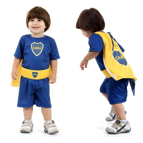 Disfraz Boca Juniors Para Bebes Lic. Oficial Sulamericana