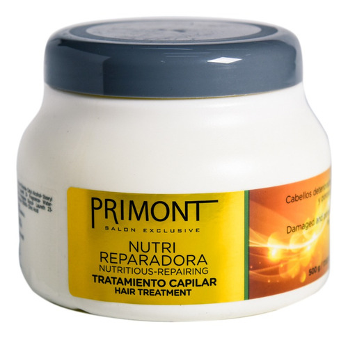 Primont Máscara Capilar Nutri Reparadora Pelo Poroso X 500g