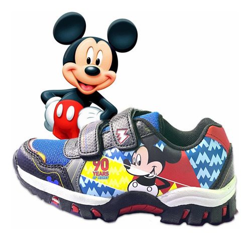 Imagen 2 de 2 de Zapatos Deportivos Mickey Mouse 90 Años