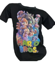 Comprar Remera Super Mario Bross Bros Luigi Talle Niño