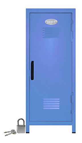 Locker Casillero Con Cerradura Y Llave Azul Pastel -10.75  D