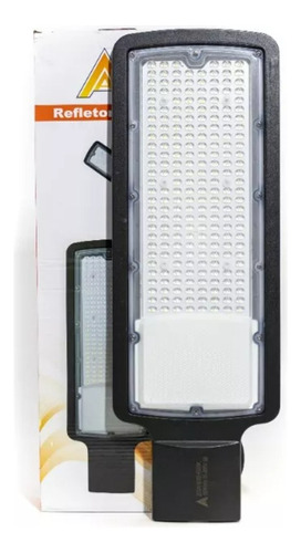 Luminária Led Para Poste 100w Iluminação Publica Bivolt Carcaça Preto Luz Branco-frio 110v/220v