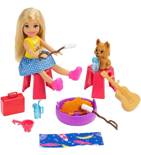 Imagen 3 de 10 de Barbie Family Cámper De Chelsea Muñeca Para Niñas