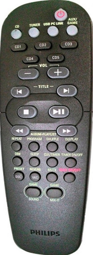 Controle Remoto Original Som Philips Fwc-577 / Fw-c777