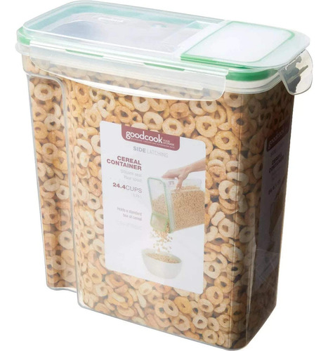 Buen Contenedor De Cereales De Cocinero - 24.4 Tazas, Transp