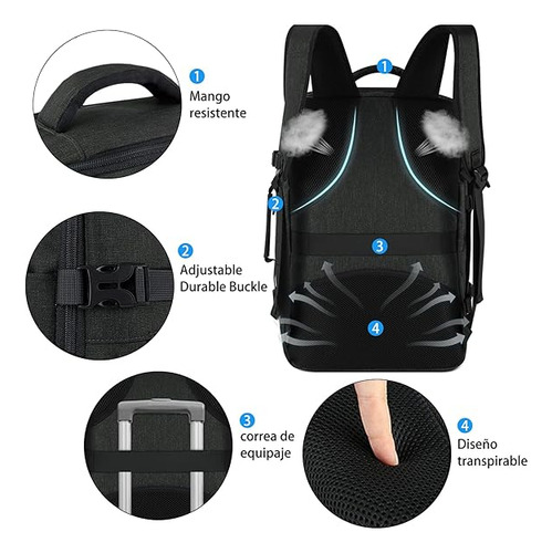Mochila Impermeable Universitarios Viaje De Gran Capacidad