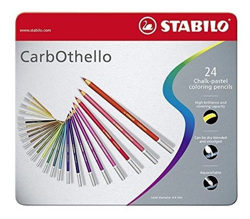 Lápiz Stabilo Carbothello Tiza-color Pastel, 4.4 Mm