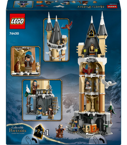 Lego Torre Das Corujas Do Castelo De Hogwarts 364 Peças