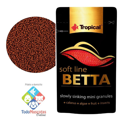 Tropical Soft Line Alimento Premium Peces Betta