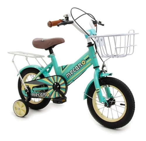 Bicicleta Vintage Rodado 12 Love Infantil Ruedas Inflables