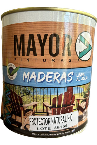  Protector De Madera Al Agua Mayor 0.900 Lts Natura S.bel-la