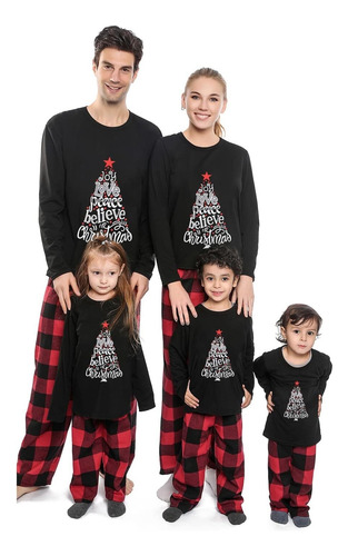 Navidad De La Familia A Juego Pijama Set, Holiday Plaid