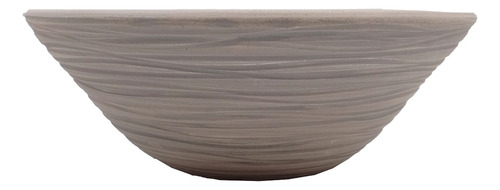Bacha De Apoyo Baño Cerámica Vanitory Pektra Gris Grande