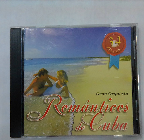 Románticos De Cuba. 34 Exitos. Cd Original Usado. Qqb.