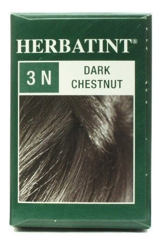 Herbatint 3n Permanent Herbal Dark Chestnut Haircolor Gel Ki