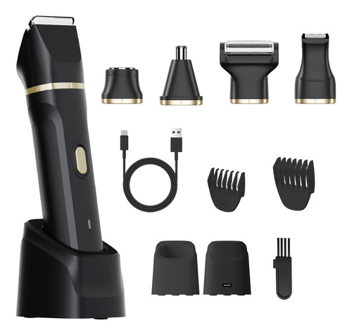 Rasuradora Intima Mujer Depiladora Eléctrica Máquina Bikini Color Negro
