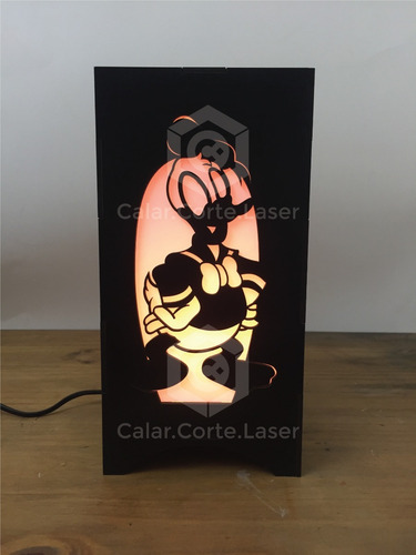 Lampara Velador Infantil Luz De Noche Disney Mickey