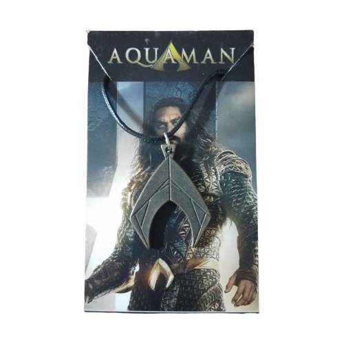 Colgante Metal Aquaman Movie Dc Superhéroe Collar Unisex