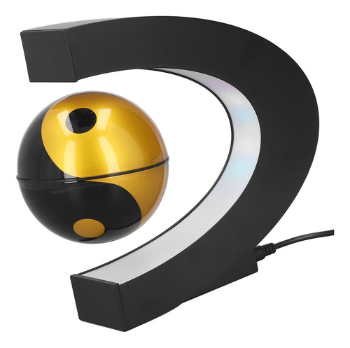 Enfeite Flutuante De Levitação Yin E Yang Em Forma De C