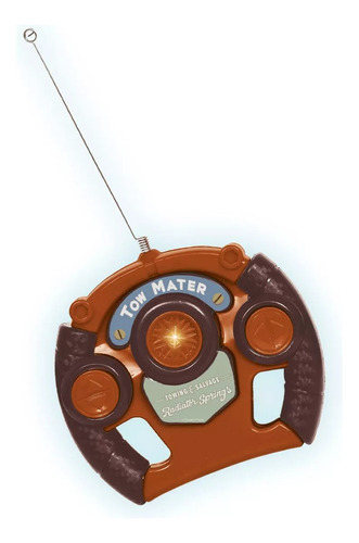 Imagen 3 de 5 de Mate Cars Auto A Radio Control Tow Mater Pixar Orig. Ditoys Color Marrón