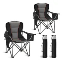 Comprar Silla Plegable Portátil Grande Para Exteriores Con Portavaso