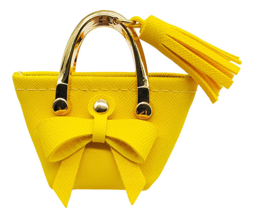 2 Bolso Para Muñecas A Escala 1/6 Con Pajarita, Amarillo