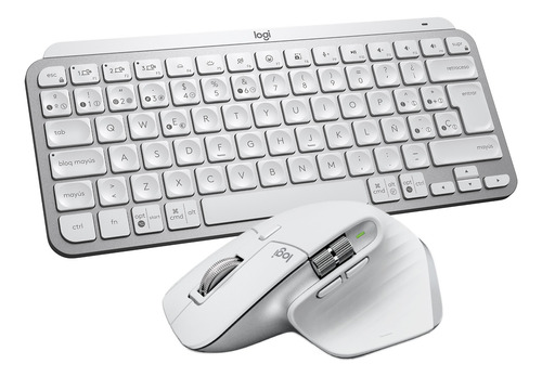 Kit Logitech Teclado Mx Keys Mini + Mouse Mx Master 3s Gris