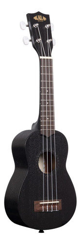 Ukulele Soprano De Caoba Satinado Negro Ka-15s-blk Kala Color Negro