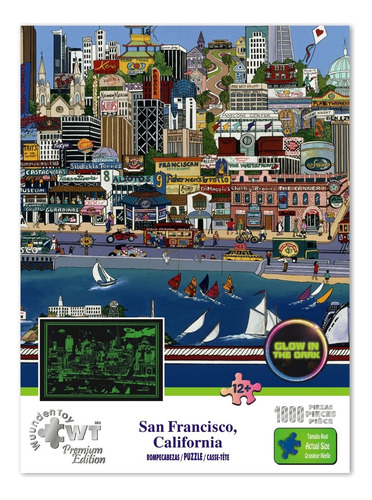 Rompecabezas Premium 1000 Pz, San Francisco California