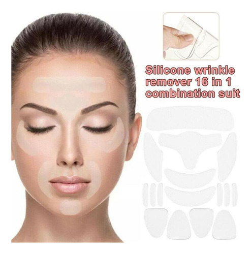 16 Unidades, Reutilizables, De Silicona, Antiarrugas, Para R