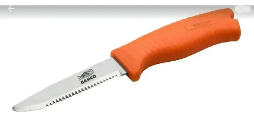 Cuchillo Bahco 1446 Float Supervivencia Flotante Reflectante Color Naranja