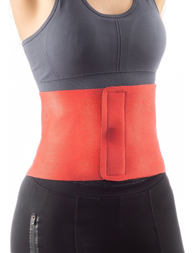 Faja Reductora Neopreno Cinturón Abdominal Sudar 19cm Alto