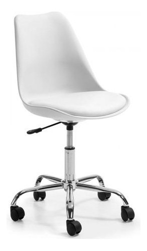 Silla Eames Para Oficina Con Ruedas Altura Ajustable Premium