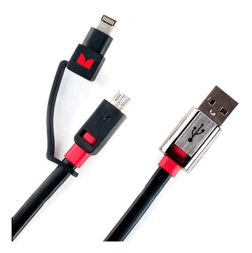 Cable Usb Doble Conector iPhone iPad  iPod Mp3 Mp4