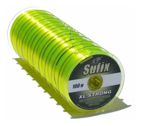 Nylon Sufix Xl Strong 0.35 Mm X 100 Metros