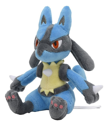 Peluche Lucario Fit Sitting Cuties Pokémon Center Original