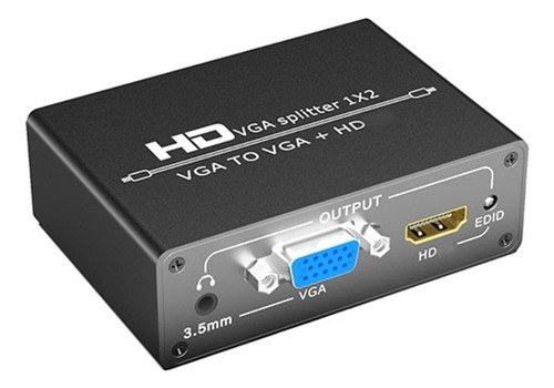 Adaptador Vga A Hdmi Vga 1080p Multi-pantalla 2 En 1 Vga A H