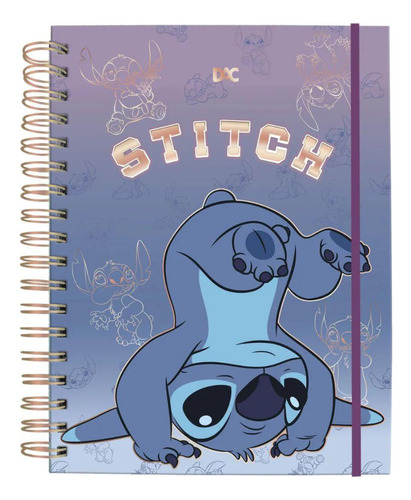 Caderno Universitário Smart Stitch 80 Fls Inteligente Disney