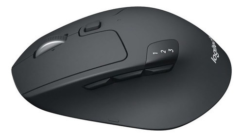 Mouse Ergonómico Logitech Óptico M720 Bluetooth Usb 1000dpi