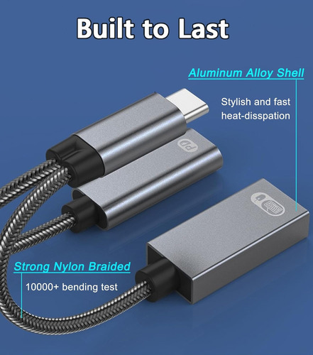 Usb C To Usb Otg Adapter Para iPhone Usb C And Pd 2 In 1
