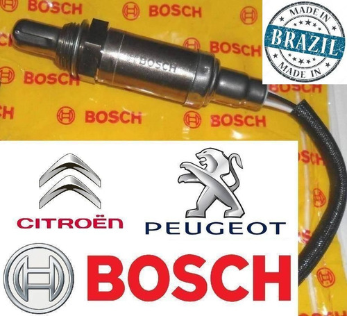 Imagen 2 de 6 de Sonda Lambda Bosch - Peugeot 206 207 Partner - Citroen Berlingo Aircross C3 C4 - Motor 1.4 8v 1.6 16v - 4 Cables 1628