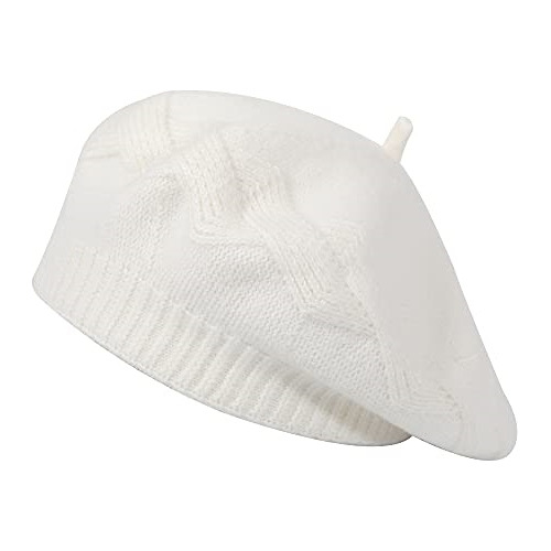 Gorros, Sombreros Y Boinas Reversible De Color Blanco